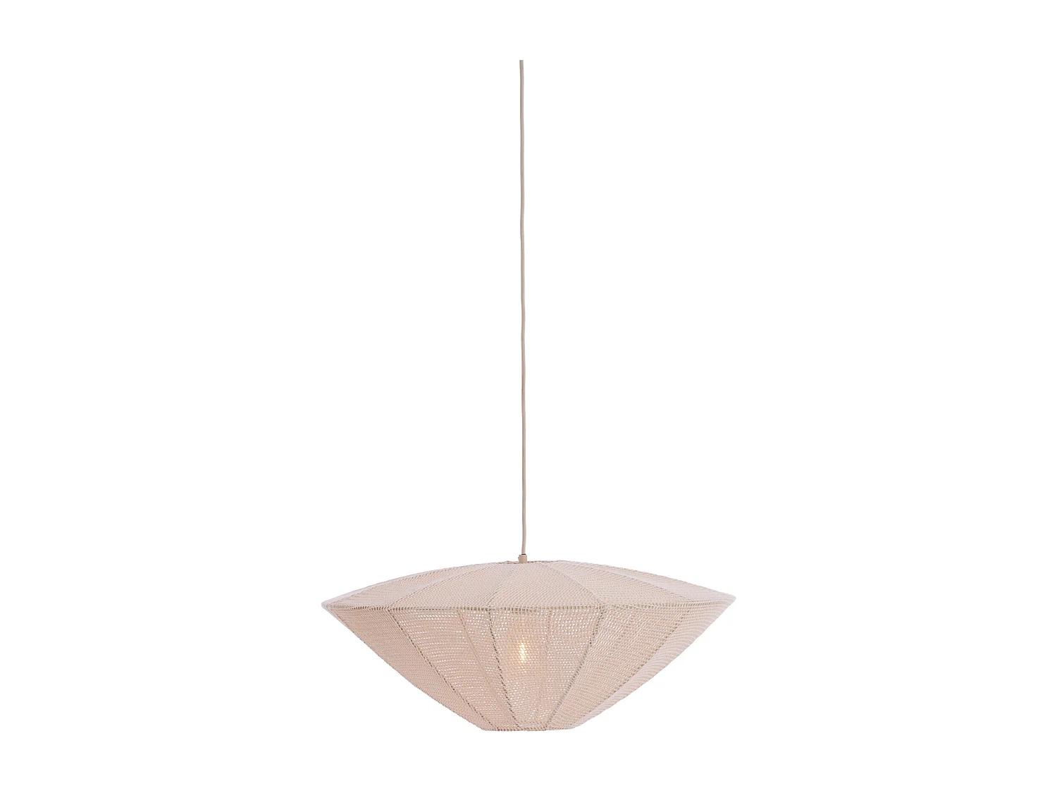 Suspension SATILLA - Ø50x23 cm - Blanc