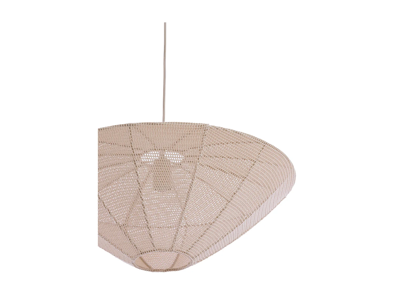 Suspension SATILLA - Ø50x23 cm - Blanc