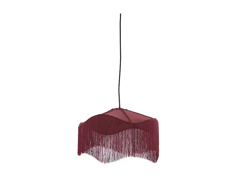 Hanglamp TIFFANY - Ø40x26 cm - Rood
