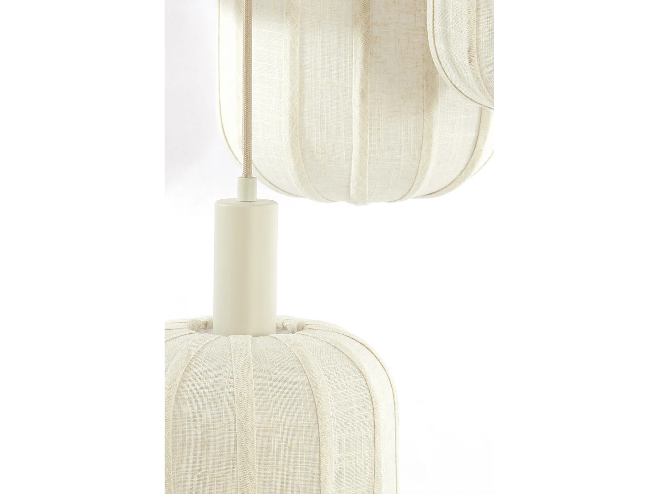 Suspension TUFIA - Ø53x34 cm - Blanc