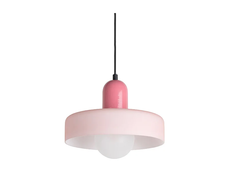 Lámpara colgante Opaco Grato - Bronceado rosa y rosa suave
