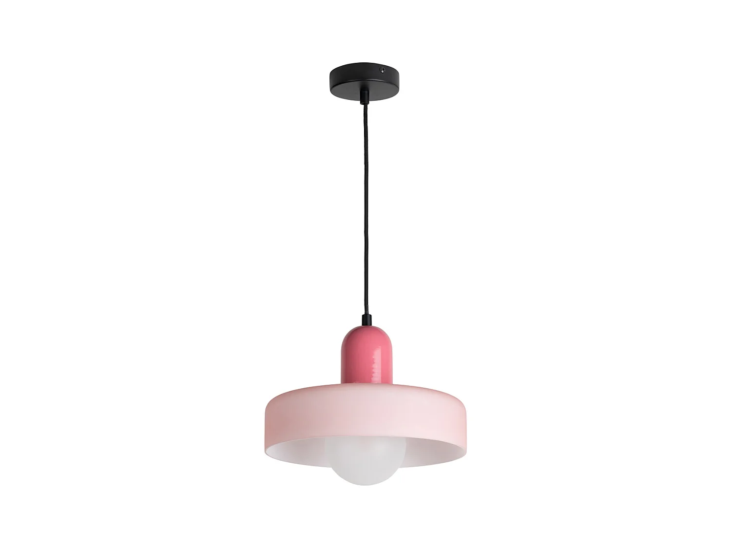 Lampe à Suspension Opaco Grato - 25x25x23 cm - Rose