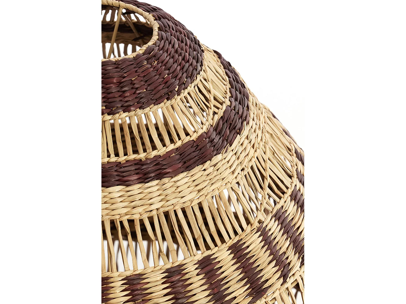 Hanglamp SOLUNA - Ø56x55 cm - Bruin