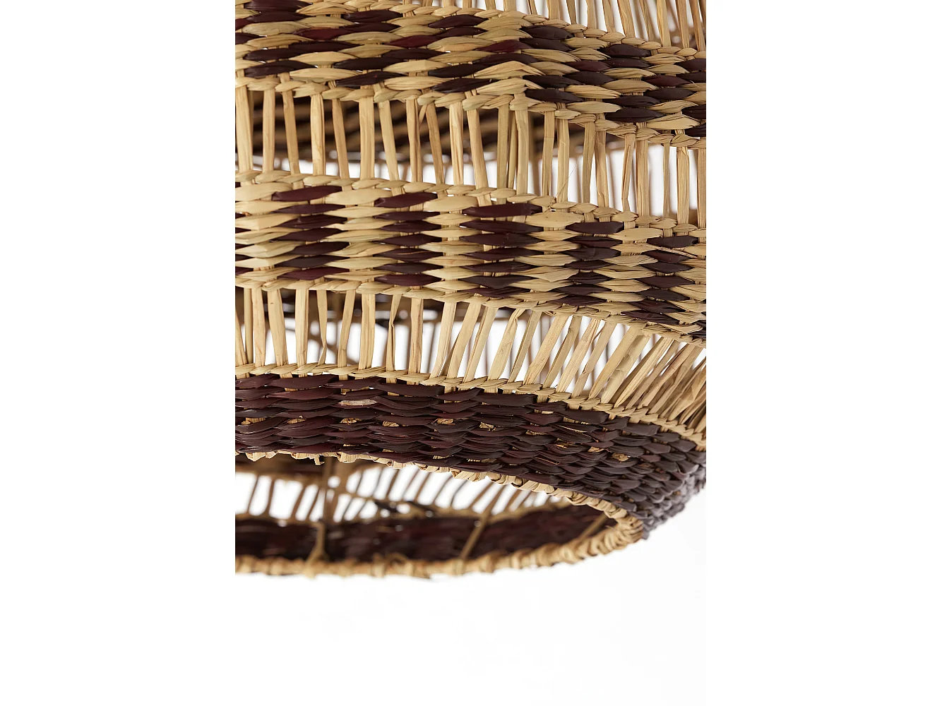 Suspension SOLUNA - Ø56x55 cm - Marron