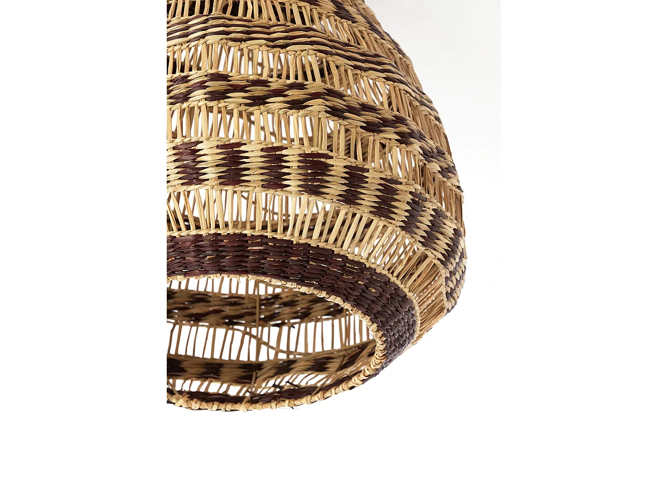 Suspension SOLUNA - Ø56x55 cm - Marron