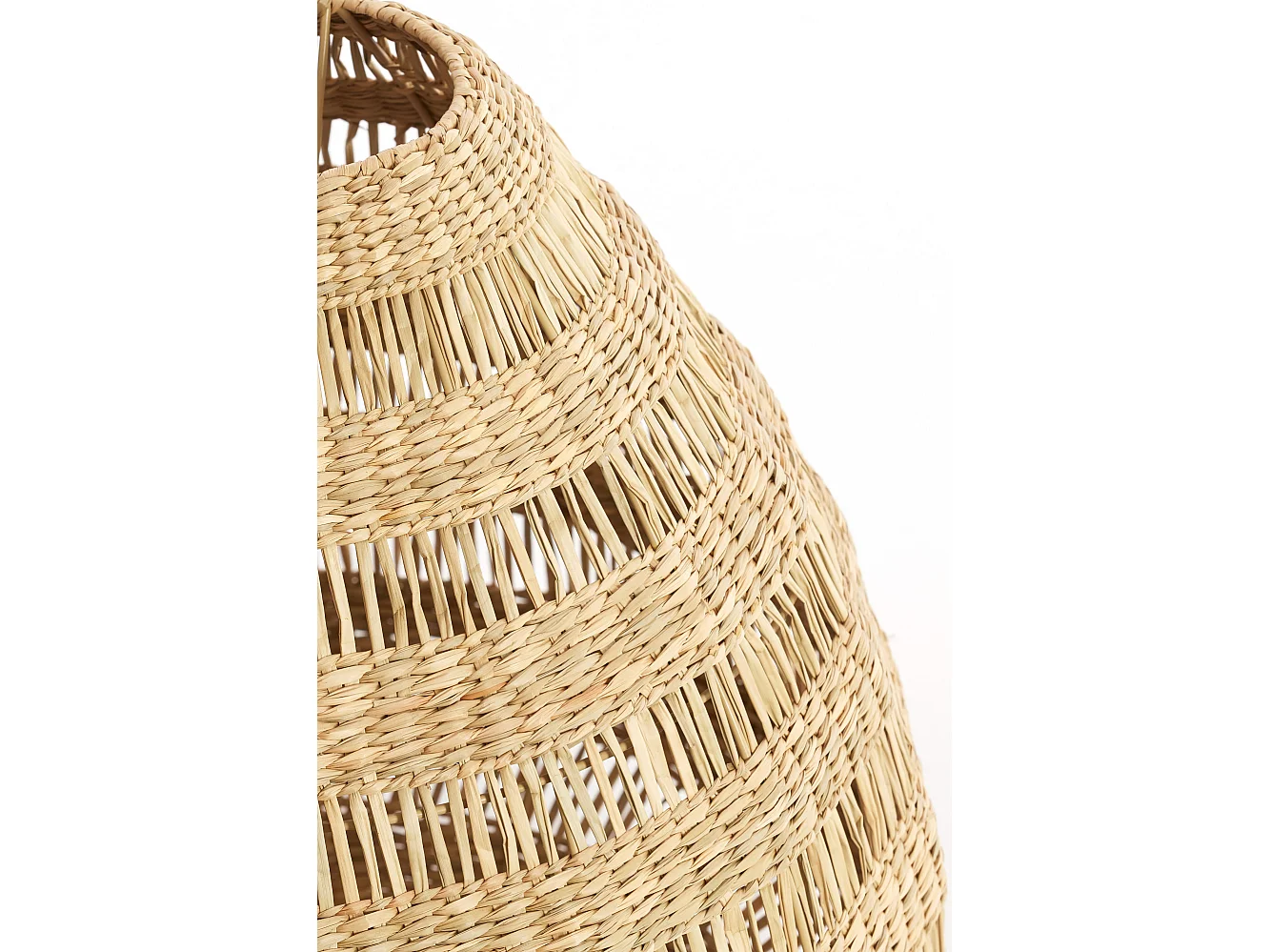 Hanglamp SOLUNA - Ø47x46 cm - Bruin