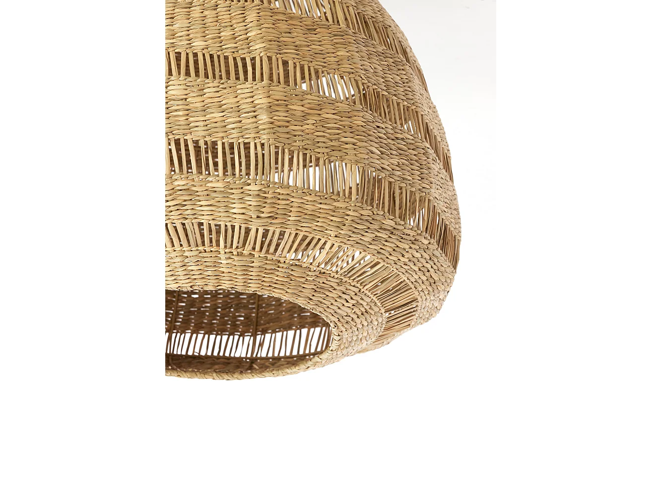 Hanglamp SOLUNA - Ø47x46 cm - Bruin