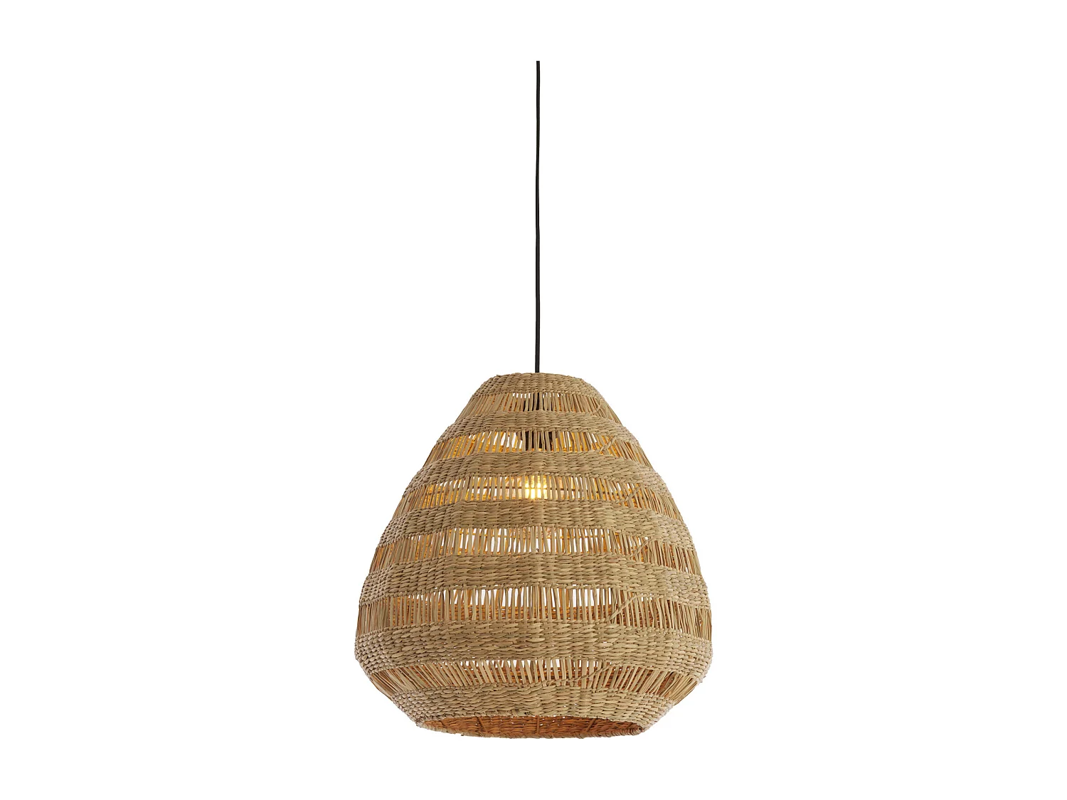 Suspension SOLUNA - Ø47x46 cm - Marron