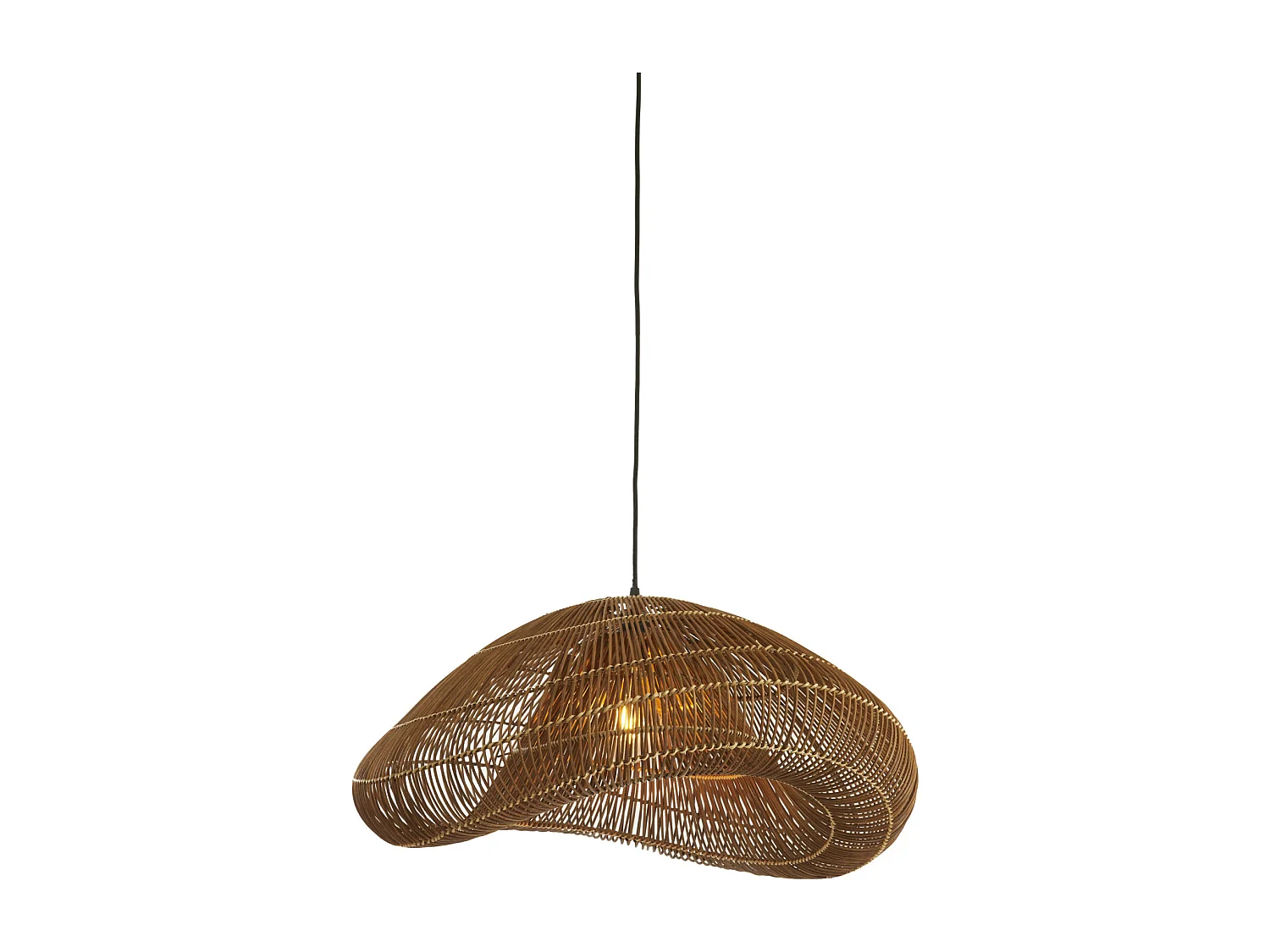 Suspension JANZUR - 65x64x30,5 cm - Marron