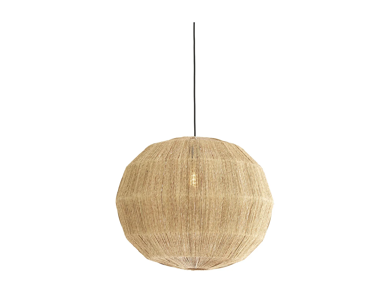 Suspension JUNNA - Ø60x60 cm - Marron