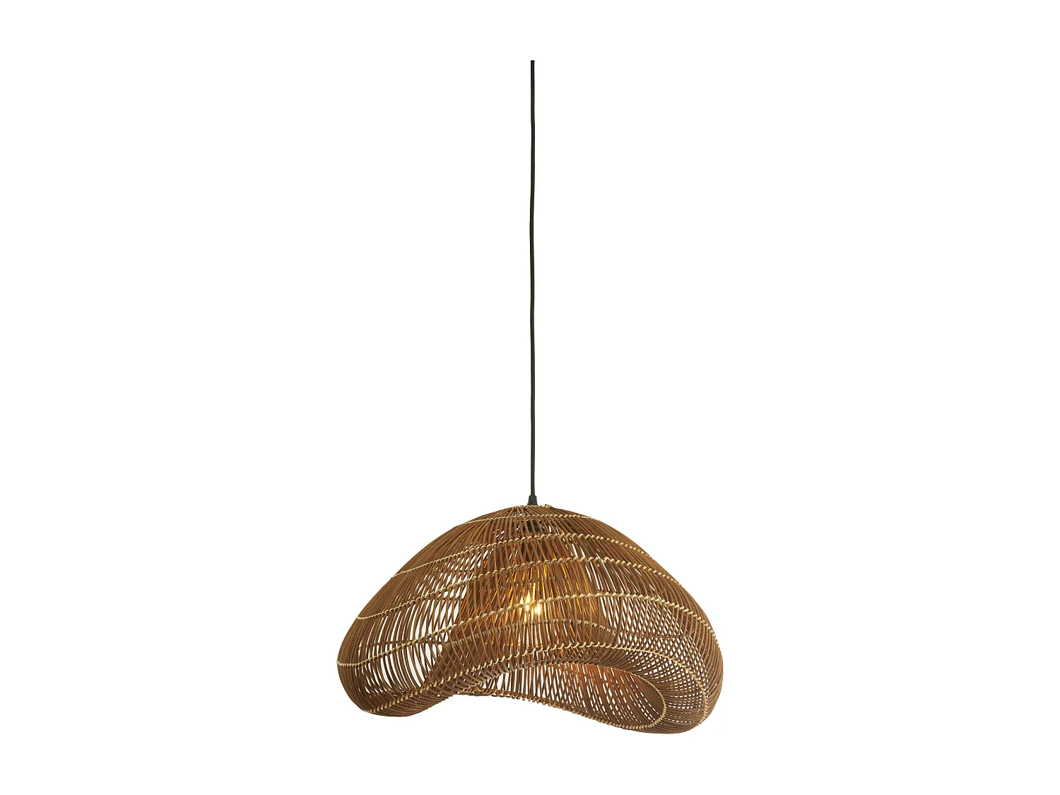 Suspension JANZUR - 54x52,5x30,5 cm - Marron