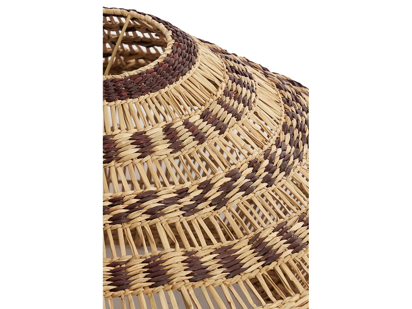 Suspension OWANA - Ø80x30 cm - Marron