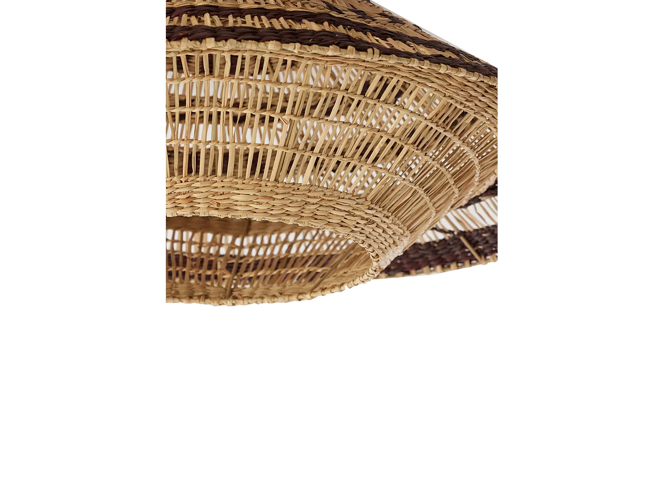 Suspension OWANA - Ø80x30 cm - Marron