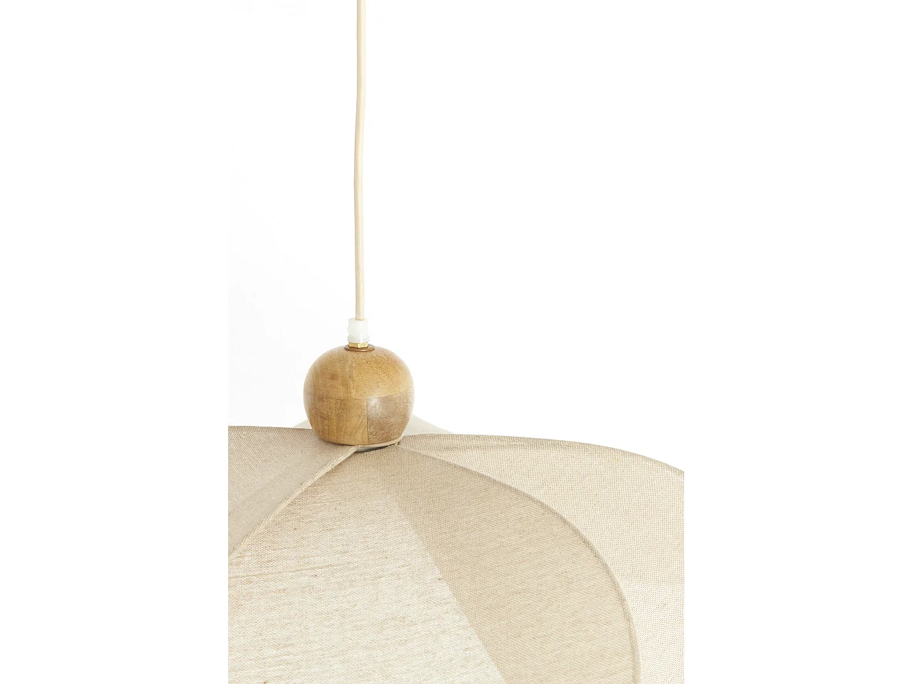 Suspension LAVRIRIA - Ø50x28 cm - Marron