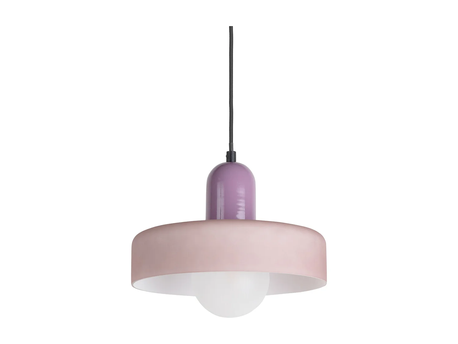Lampe à Suspension Opaco Grato - 25x25x23 cm - Violet