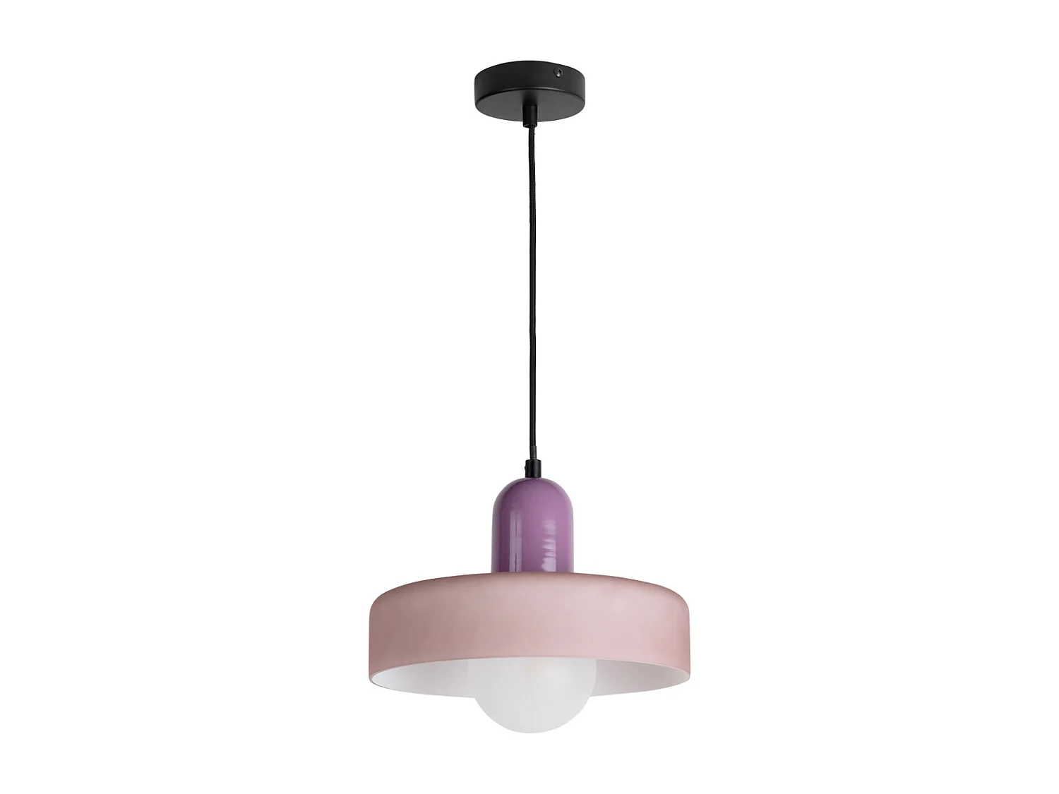 Lampe à Suspension Opaco Grato - 25x25x23 cm - Violet