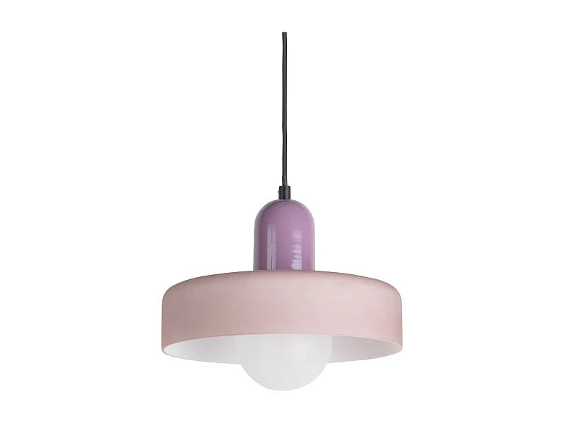 Lampe à Suspension Opaco Grato - 25x25x23 cm - Violet