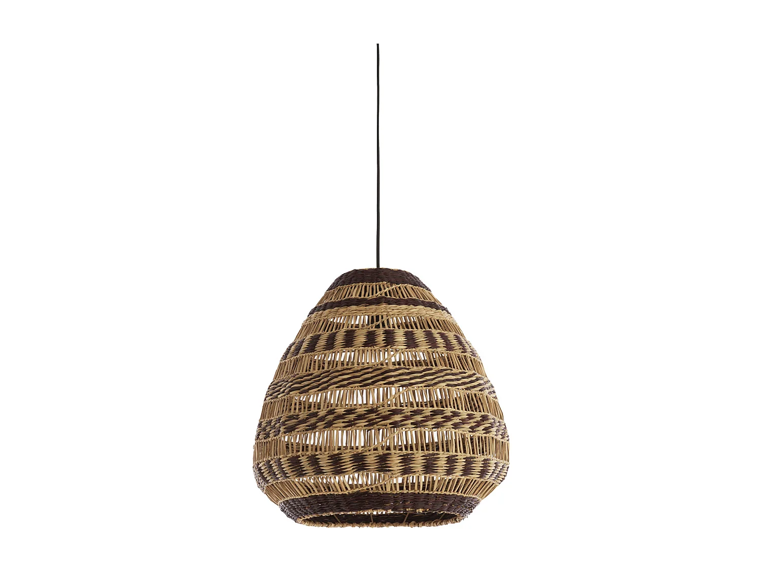 Suspension SOLUNA - Ø47x46 cm - Marron