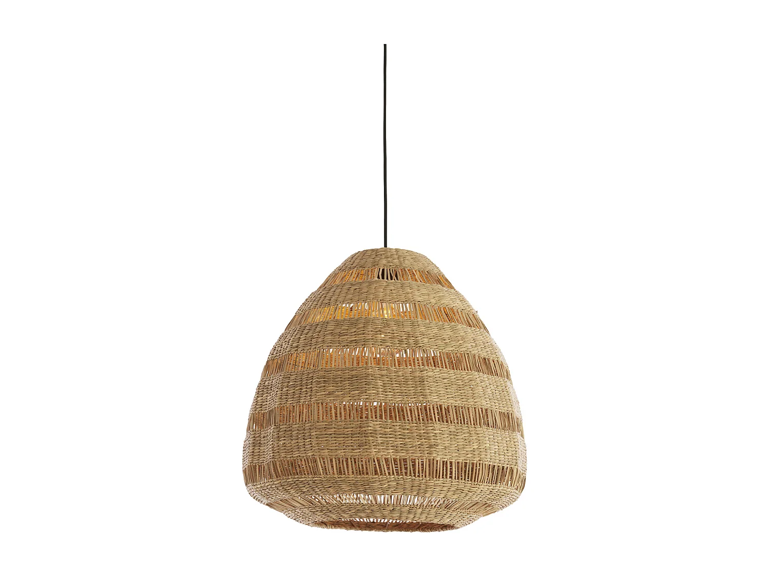 Hanglamp SOLUNA - Ø56x55 cm - Bruin