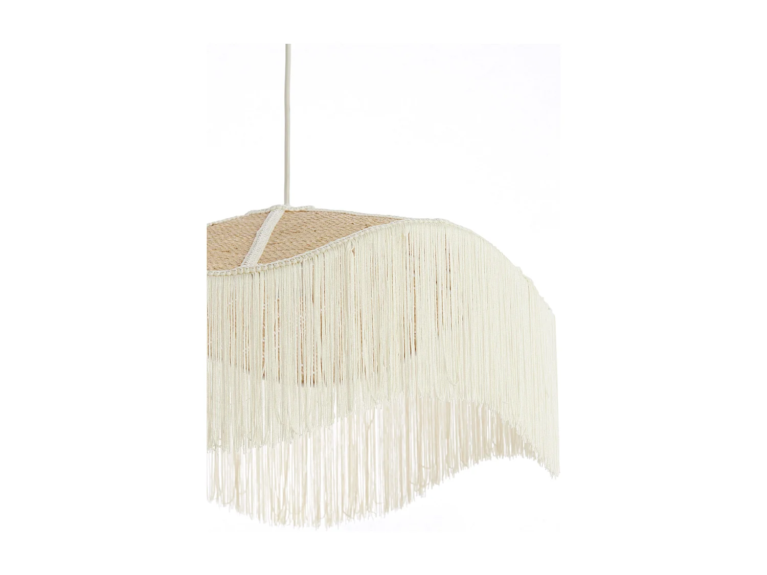 Suspension TIFFANY - Ø40x26 cm - Blanc