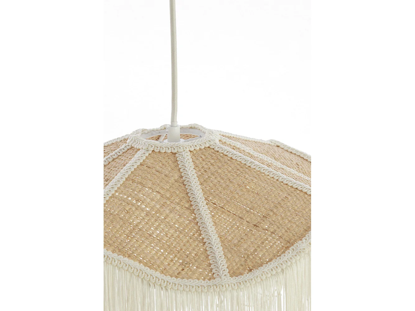 Light & Living - Hängelampe TIFFANY - Ø50x28 cm - Weiß