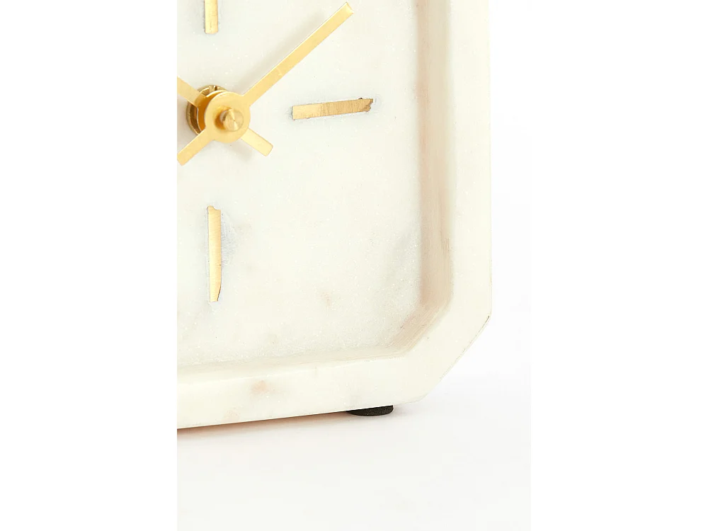 Horloge PABLIA - 13x4x13 cm - Blanc