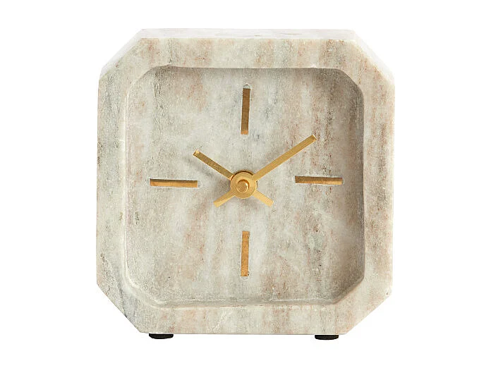 Light & Living - Uhr PABLIA - 13x4x13 cm - Braun