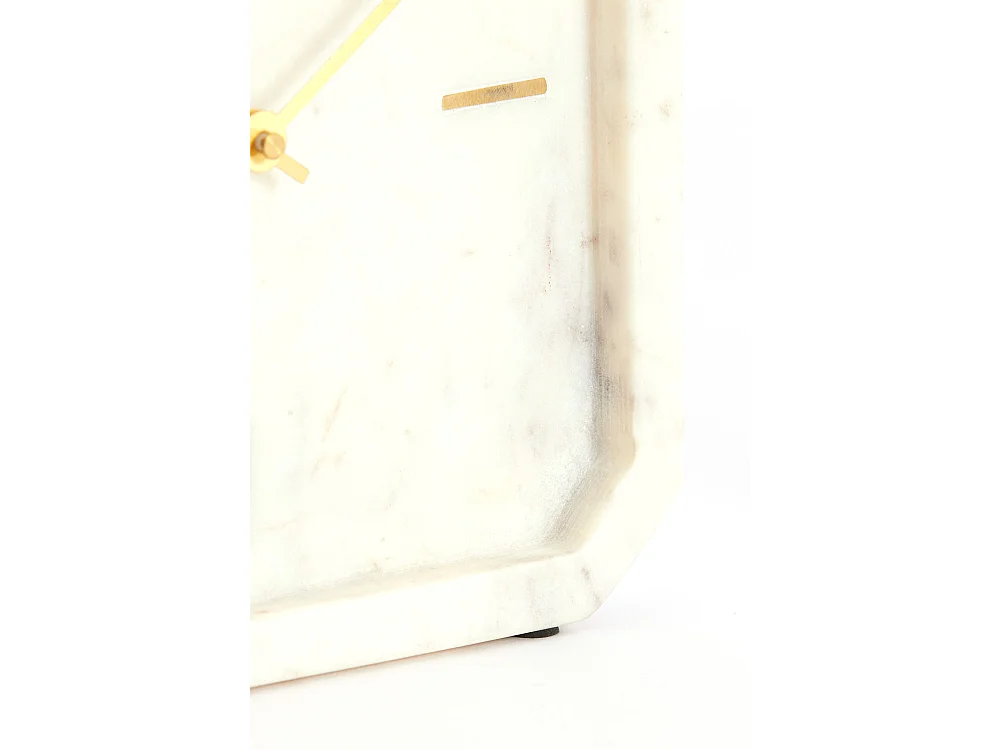 Horloge PABLIA - 20,5x6x20,5 cm - Blanc