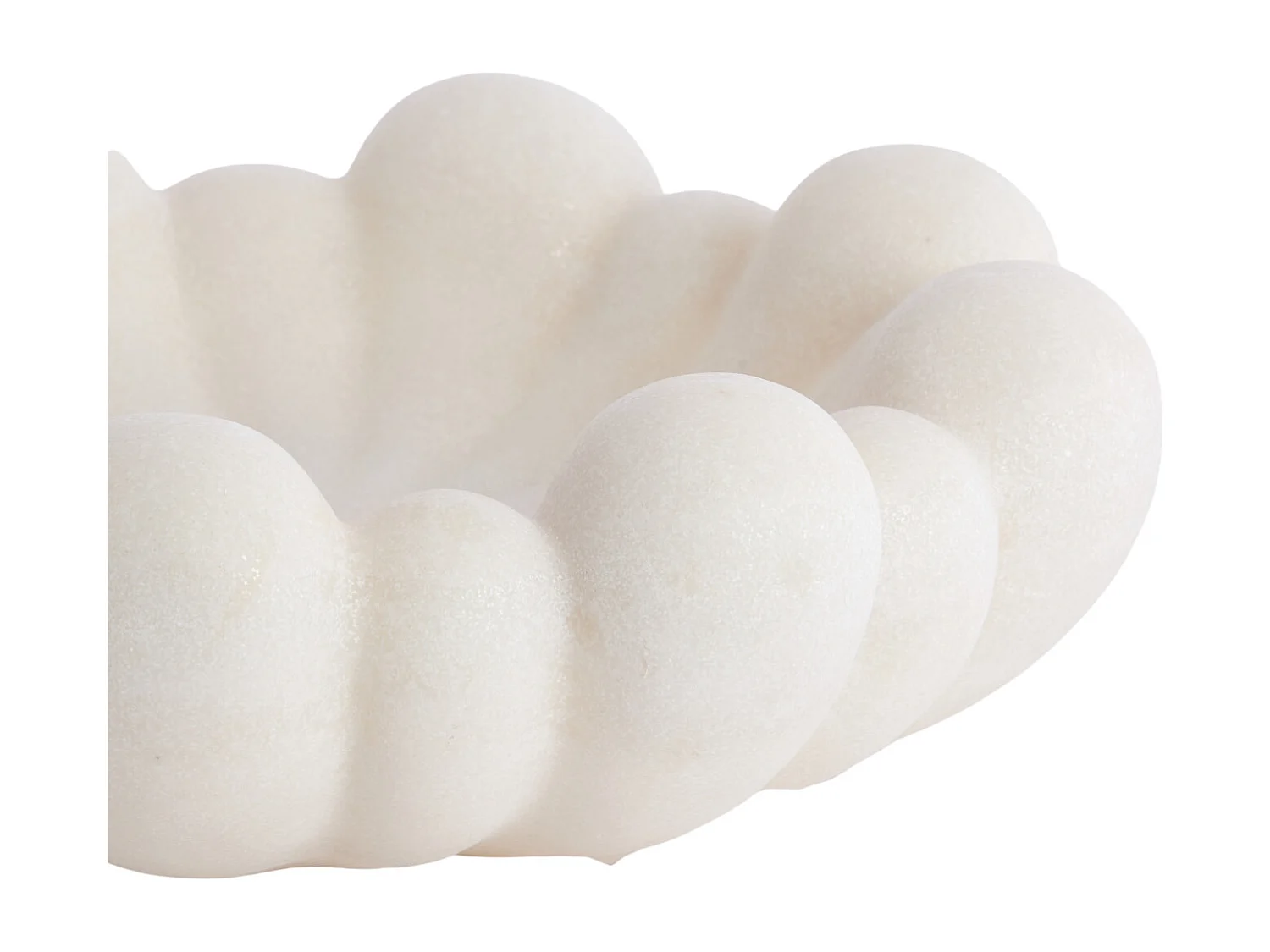 Schaal LIRON - Ø42x15 cm - Wit