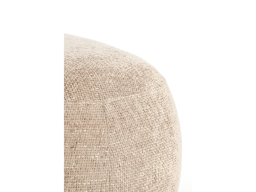 Pouf ZENICA - 53x41x38 cm - Marron