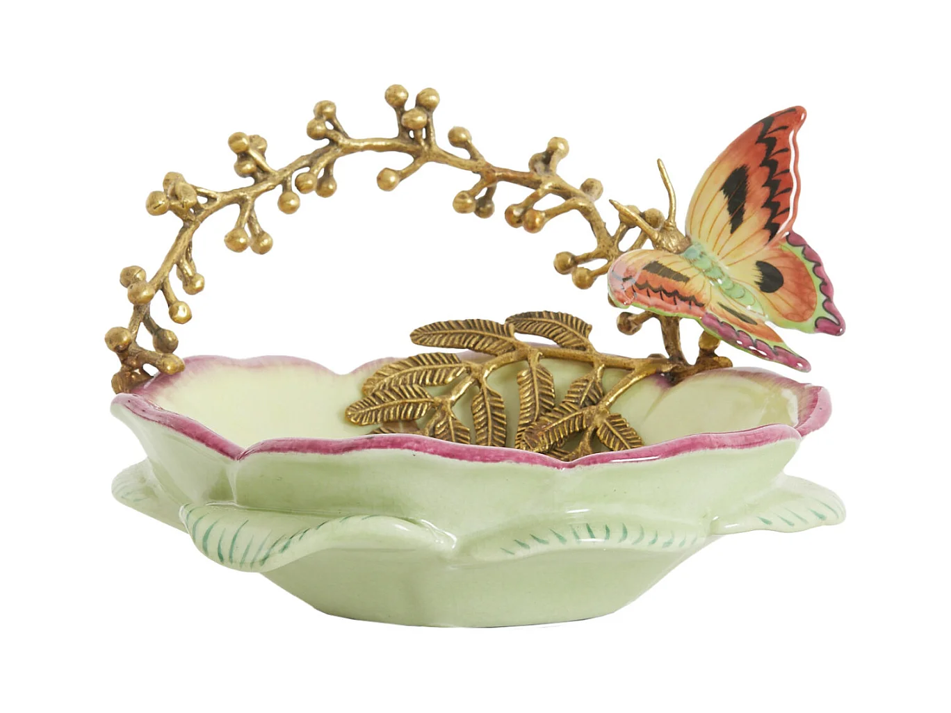 Bol BUTTERFLY - 26,5x20x14 cm - Vert