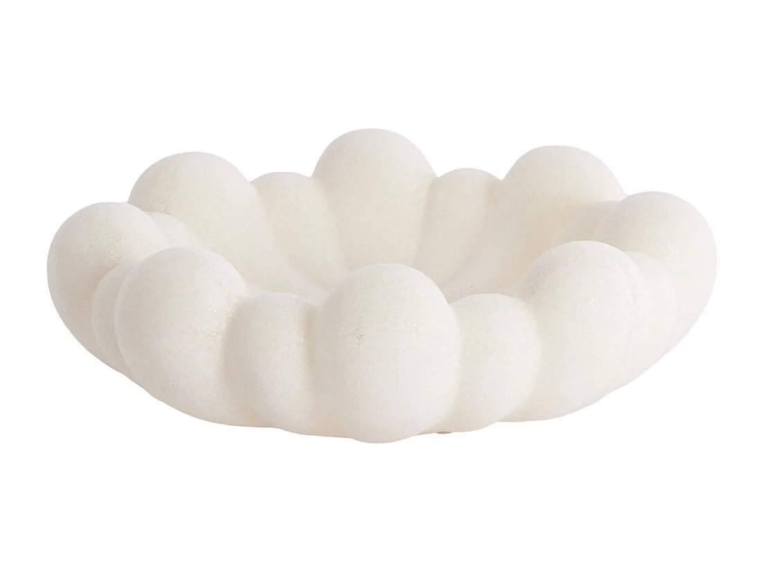 Bol LIRON - Ø35x10,5 cm - Blanc