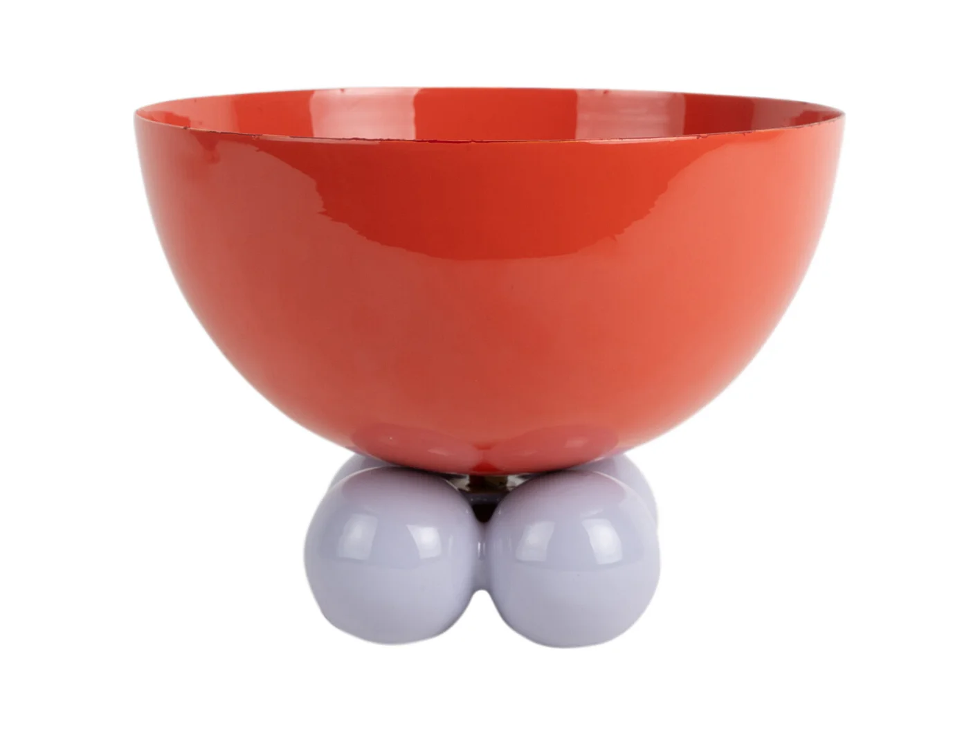 Schaal Double Funky - 20x20x15 cm - Rood