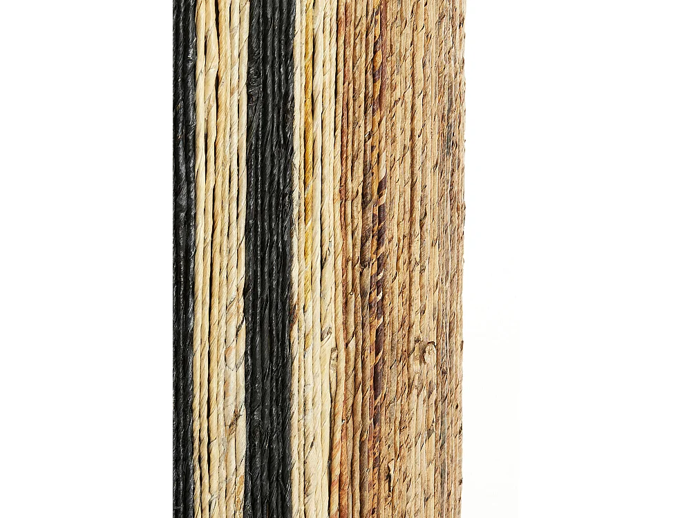 Pouf Yuturi - Ø40x45 cm - Marron