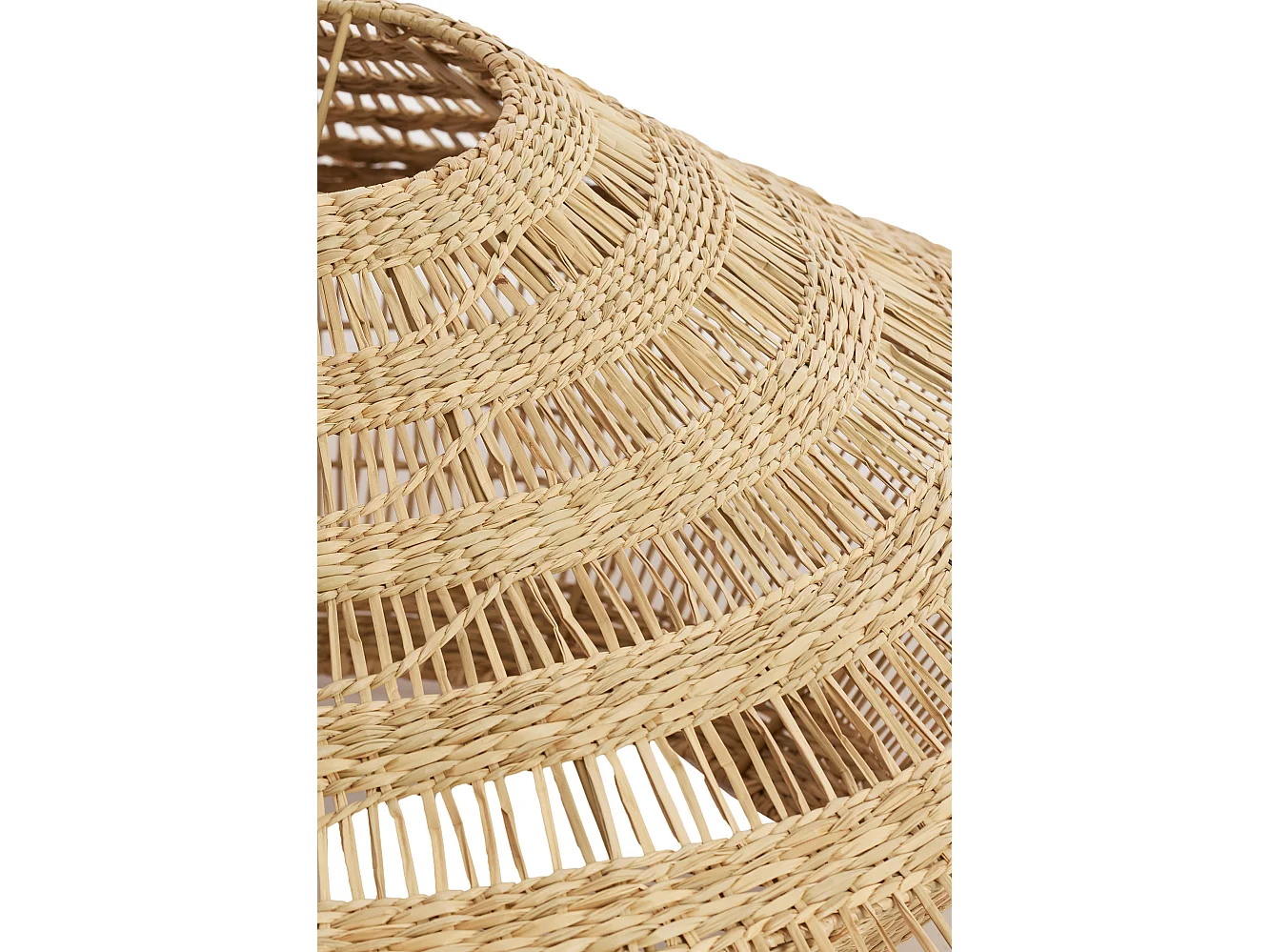 Suspension OWANA - Ø80x30 cm - Marron