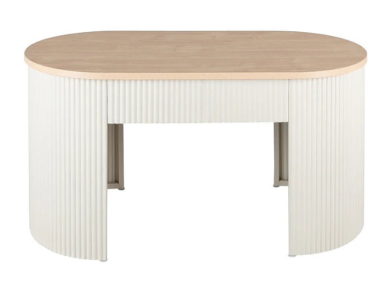 Banco Estriado - Gris Cálido