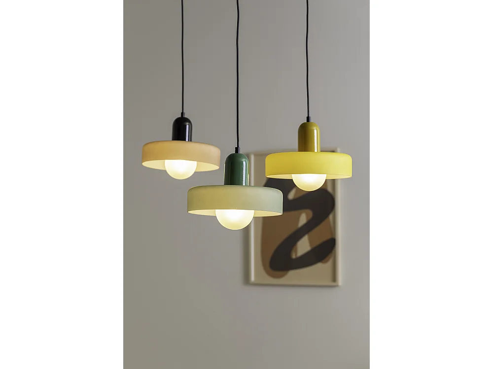 Lampe à Suspension Opaco Grato - 25x25x23 cm - Vert