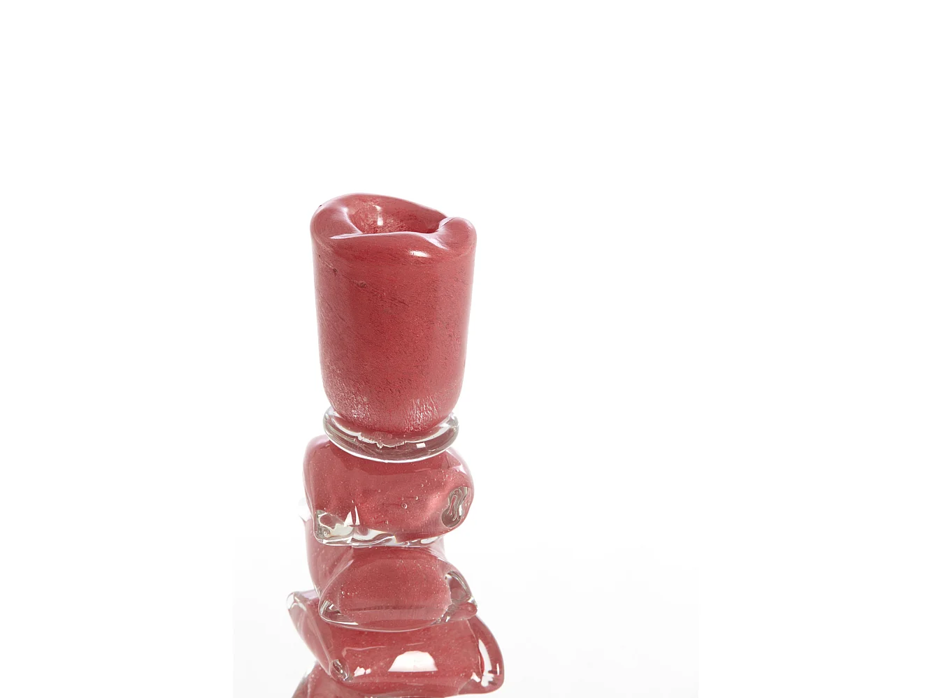 Bougeoir ESTINA - Ø11,5x35 cm - Violet