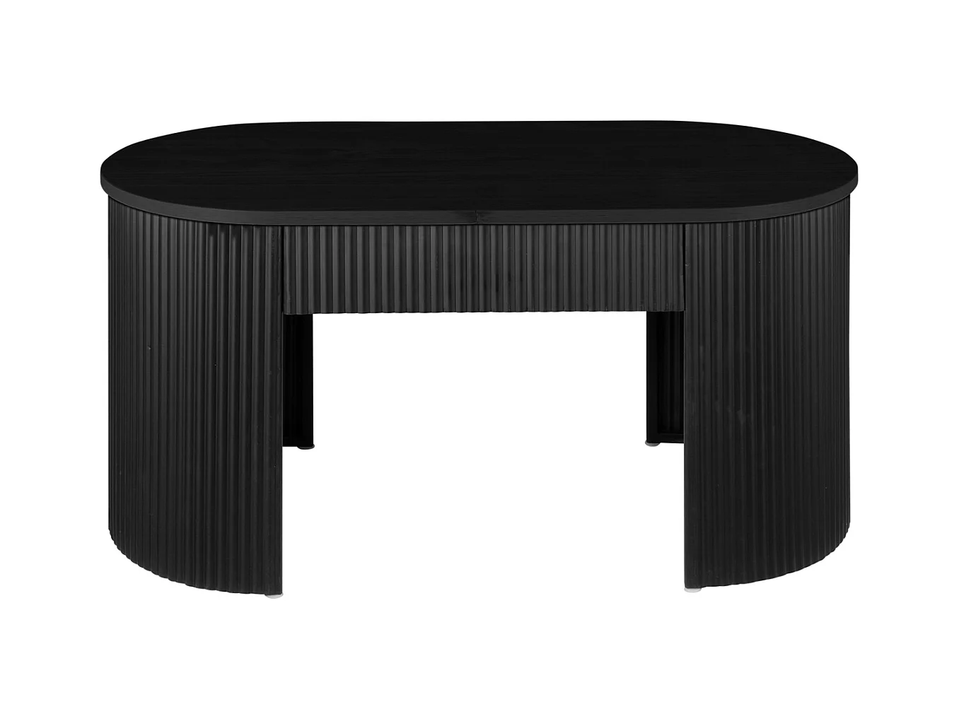 Pouf Estriado / 80x40x42 cm - Noir