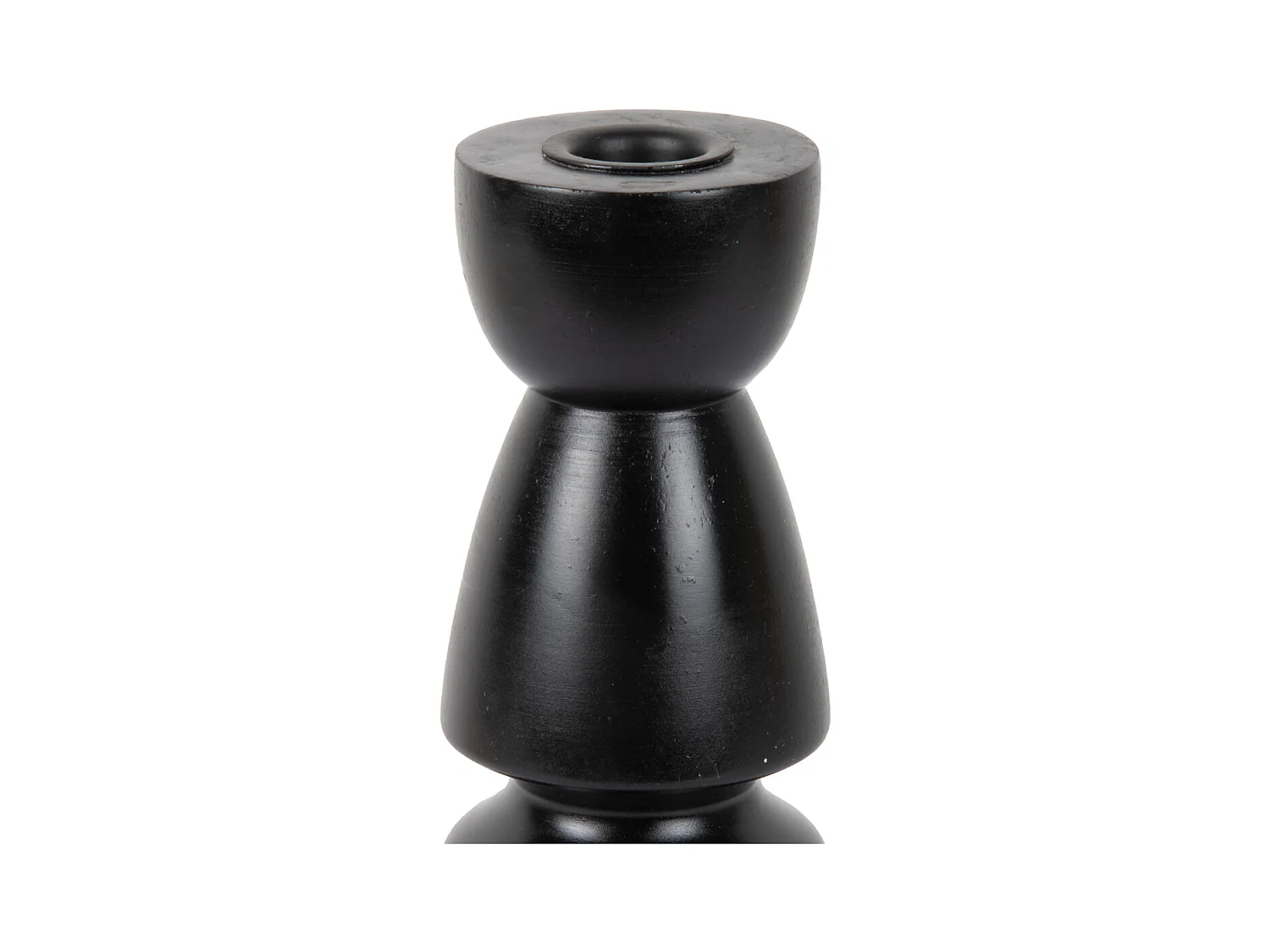 Modelar Kerzenständer - 7x7x20 cm - Schwarz