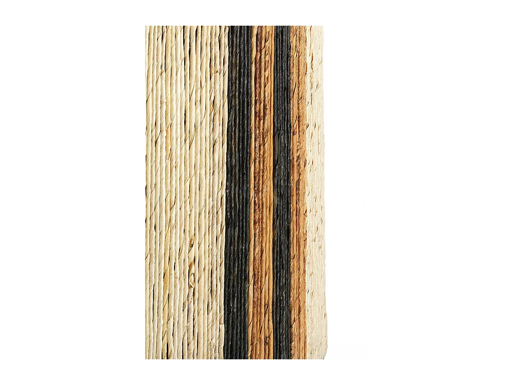 Poef YUTURI - Ø40x45 cm - Bruin