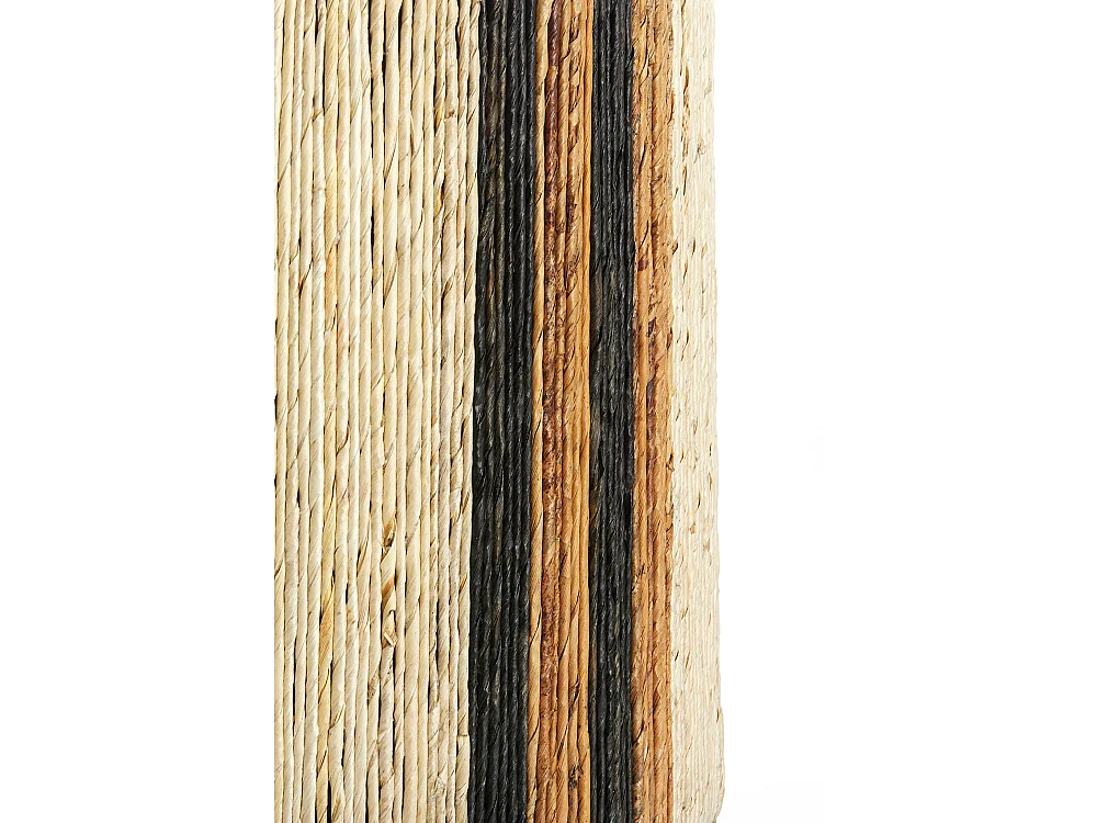 Pouf Yuturi - Ø40x45 cm - Marron