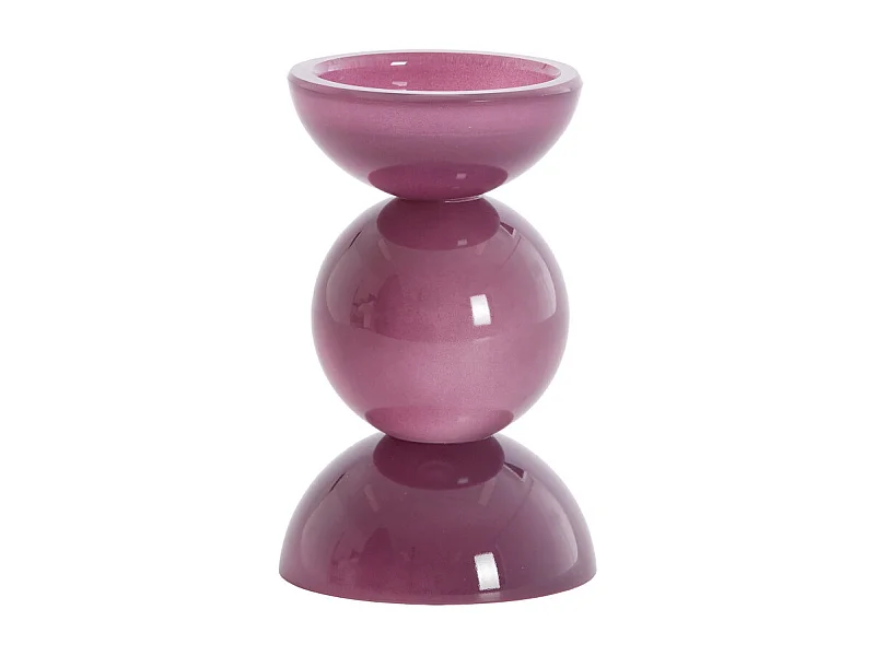 Light & Living - ITINGA Kerzenhalter - Ø9,5x15,5 cm - Lila