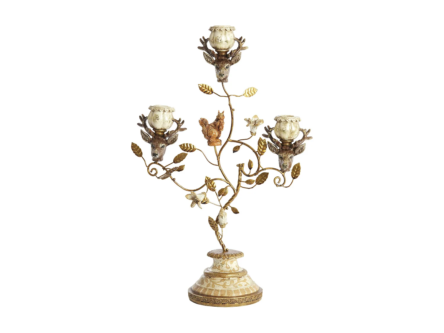 Bougeoir SORYN - 29,5x12,5x44 cm - Orange