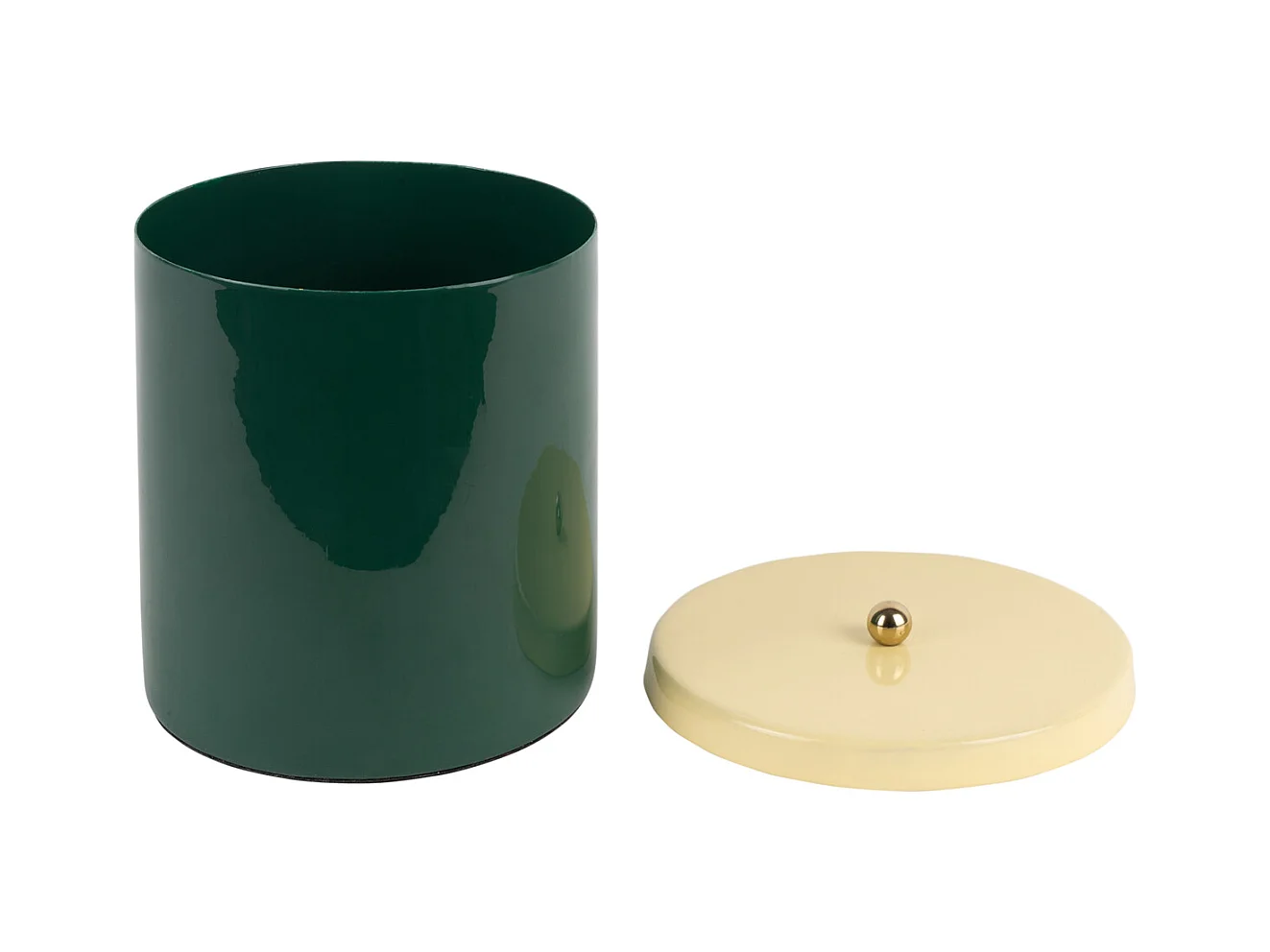 Doppelte Funky Aufbewahrungsbox und Korb - 14x14x14 cm - Grün