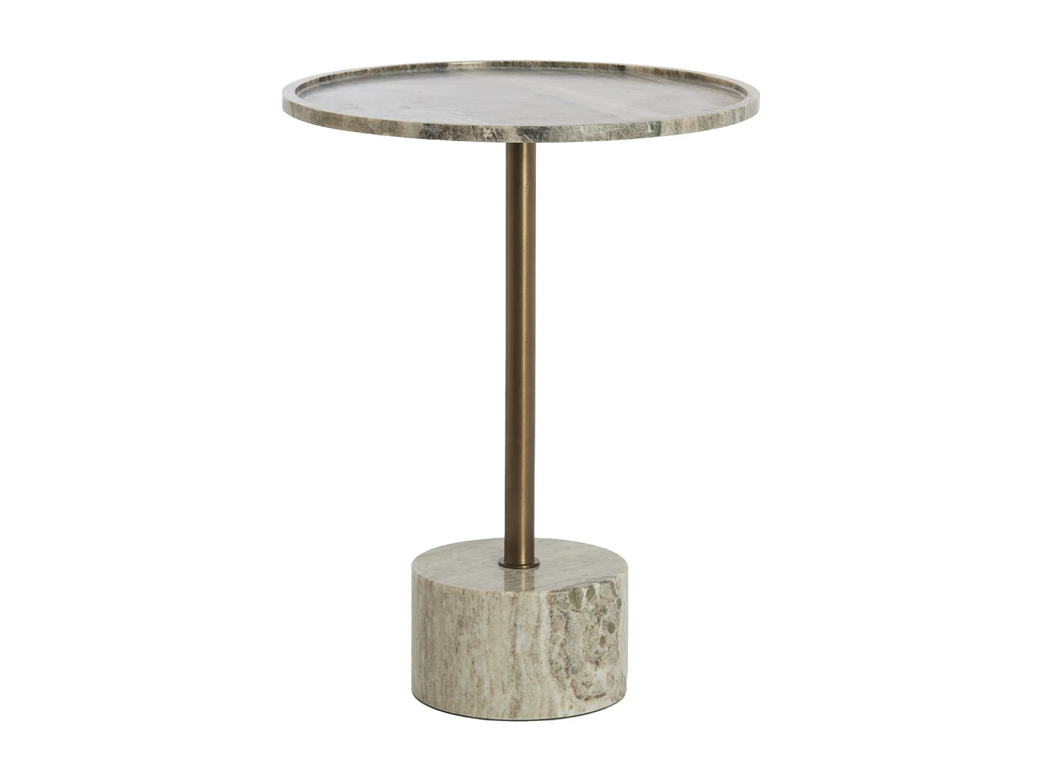 Light & Living - CIVITA Beistelltisch - Ø37x49 cm - Braun