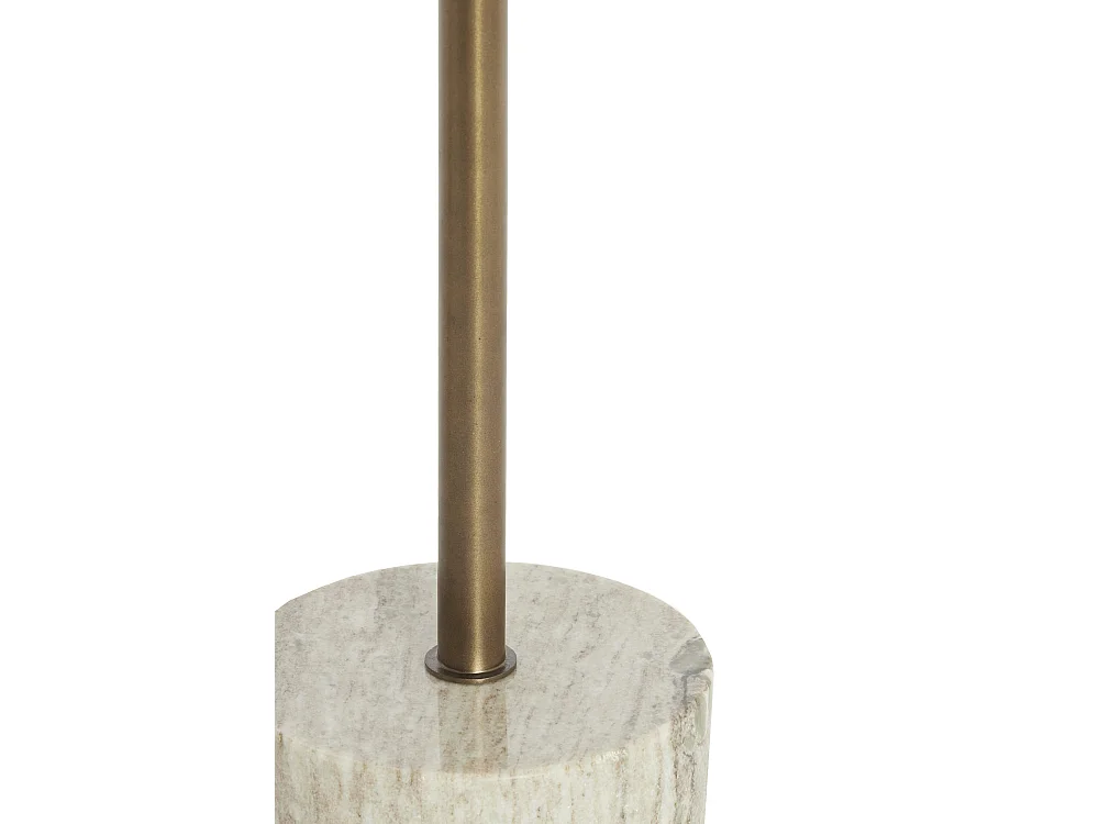 Table d'appoint CIVITA - Ø37x49 cm - Marron