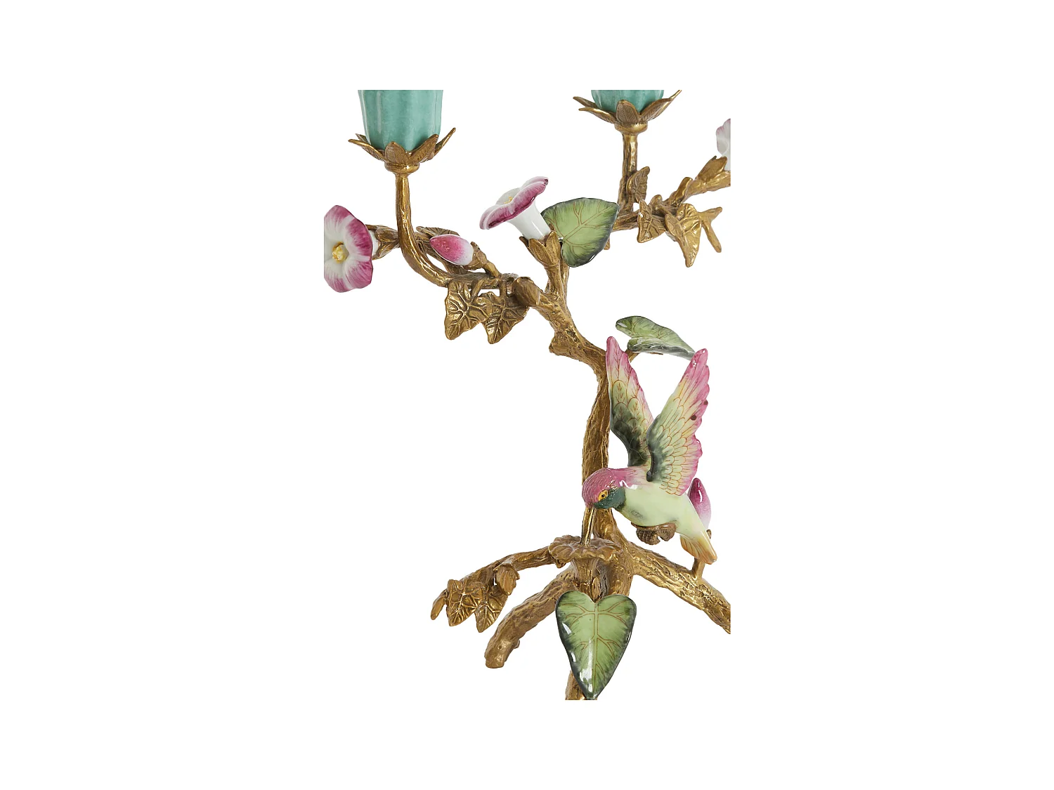 Bougeoir COLIBRI - 21,5 x 16 x 25,5 cm - Vert