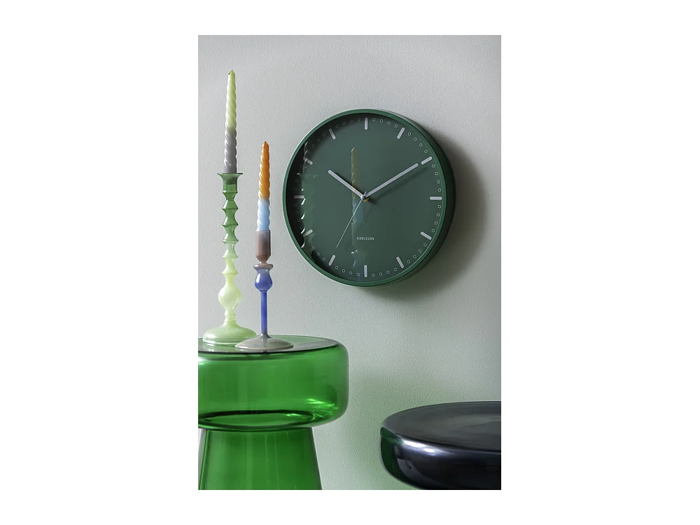 Bougeoir Duo Colores - 9,3x9,3x18,5 cm - Rose