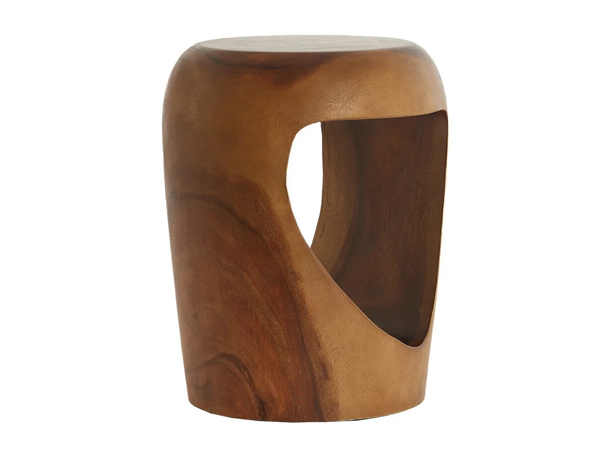 Light & Living - MORRITO Beistelltisch - Ø35x45 cm - Braun